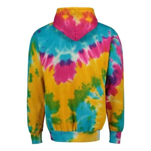 MV Sport Unisex Classic Fleece Tie-Dye Hooded Sweatshirt