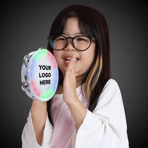 6" LED Light Up Tambourine