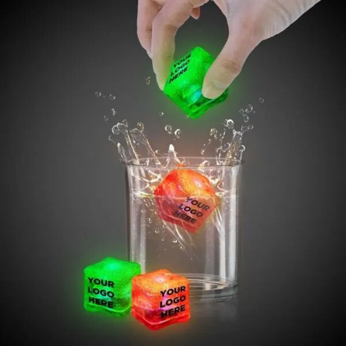 Neon Lited Ice Cubes