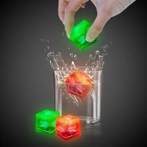 Neon Lited Ice Cubes