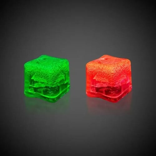 Neon Lited Ice Cubes