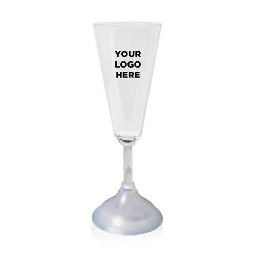 7 1/2 oz. Champagne Glass with Multi-Color LED Lights