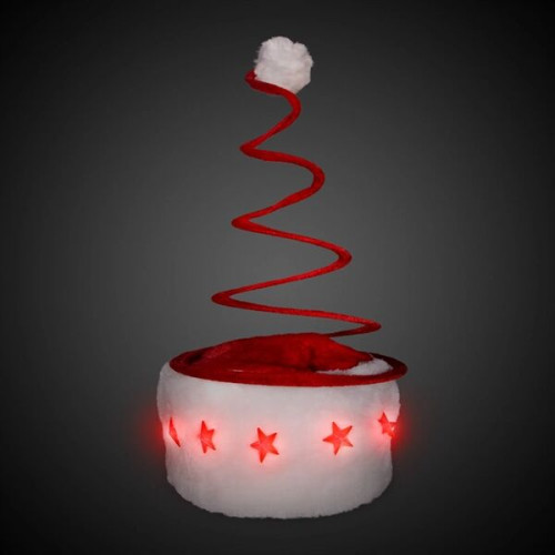 Light Up Spring Tree Santa Hat