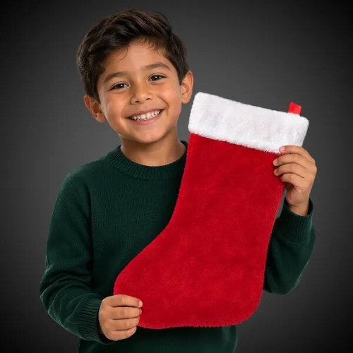 14" Plush Christmas Stocking