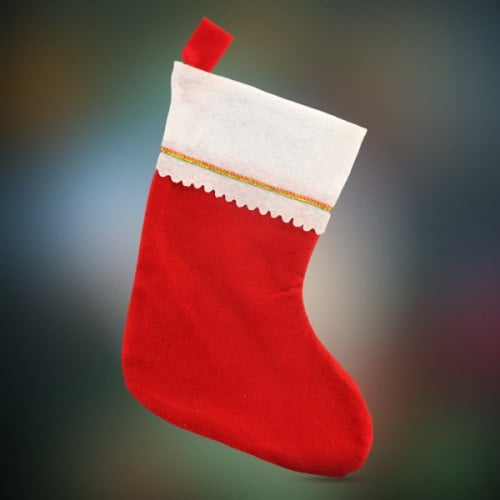 15" Red Felt Christmas Stocking
