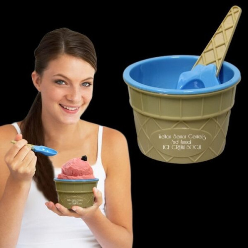 Ice Cream Bowl and Spoon Set