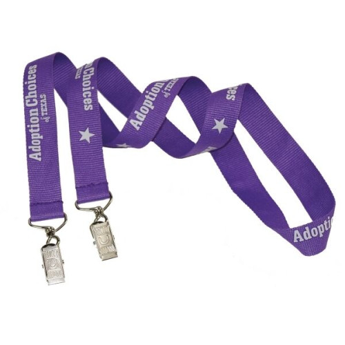 USA Made Double Ended Lanyard - Polyester