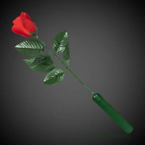 Light Up Silk Rose Glow Flower with LED
