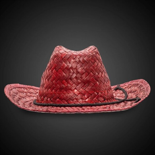 Adult Straw Cowboy Hats - Assorted Colors