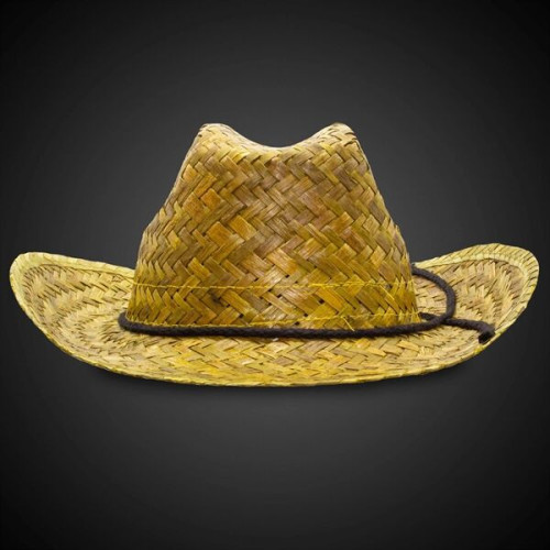 Adult Straw Cowboy Hats - Assorted Colors