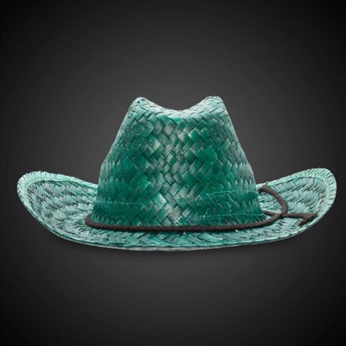 Adult Straw Cowboy Hats - Assorted Colors