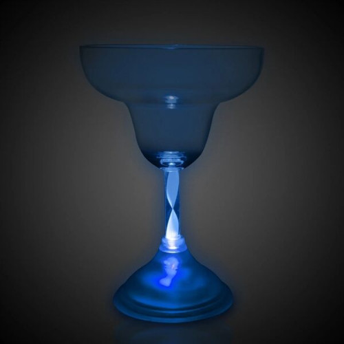 10 1/2 oz. Margarita Glass with Multi-Color LED Lights