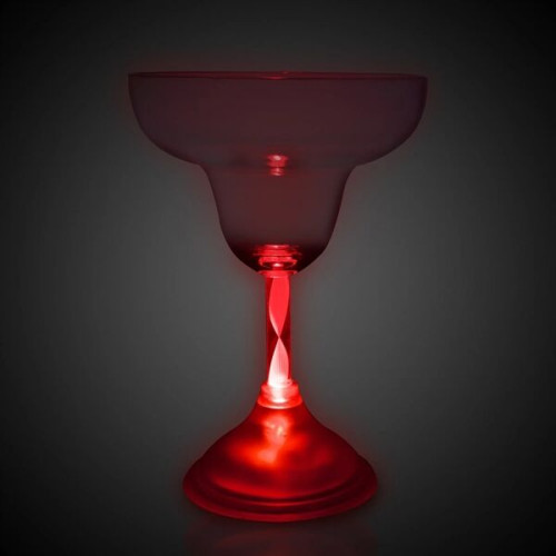 10 1/2 oz. Margarita Glass with Multi-Color LED Lights