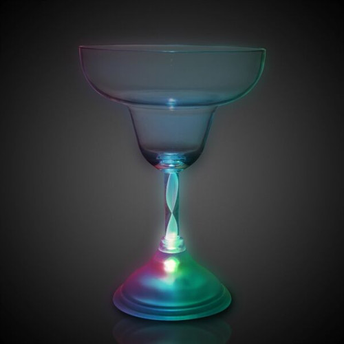 10 1/2 oz. Margarita Glass with Multi-Color LED Lights