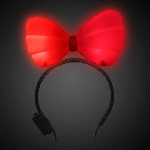 LED Light Up Glow Bow Headband