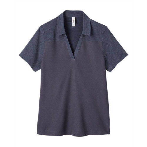 Ladies' Fusion ChromaSoft Colorblock Polo