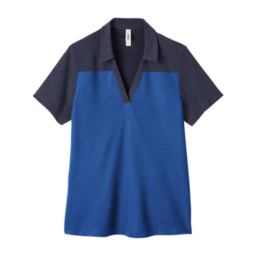 Ladies' Fusion ChromaSoft Colorblock Polo
