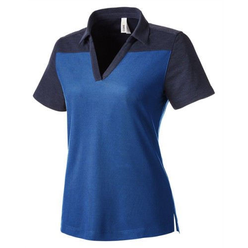 Ladies' Fusion ChromaSoft Colorblock Polo