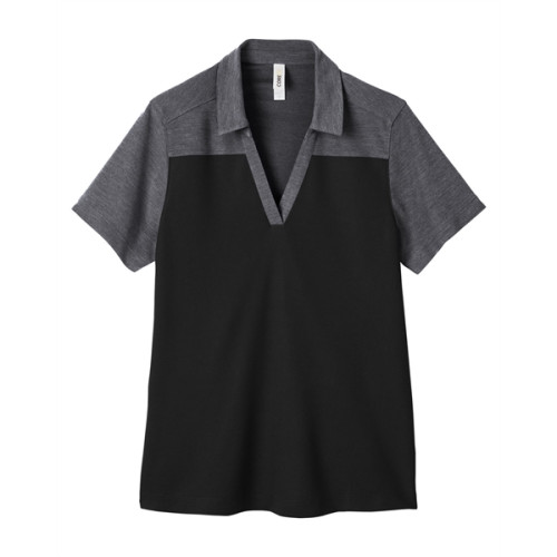 Ladies' Fusion ChromaSoft Colorblock Polo