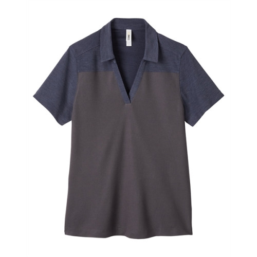 Ladies' Fusion ChromaSoft Colorblock Polo