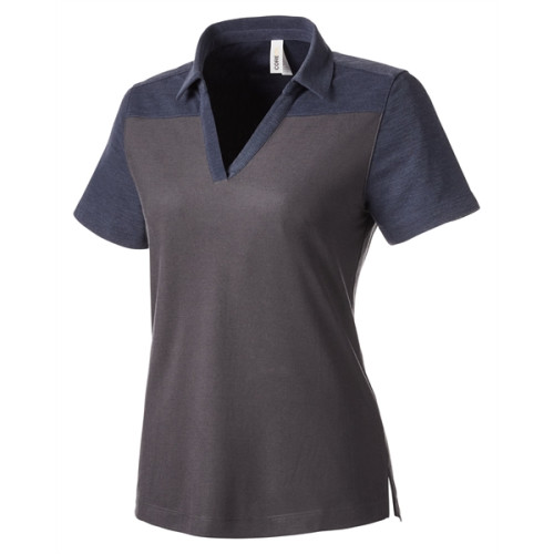 Ladies' Fusion ChromaSoft Colorblock Polo