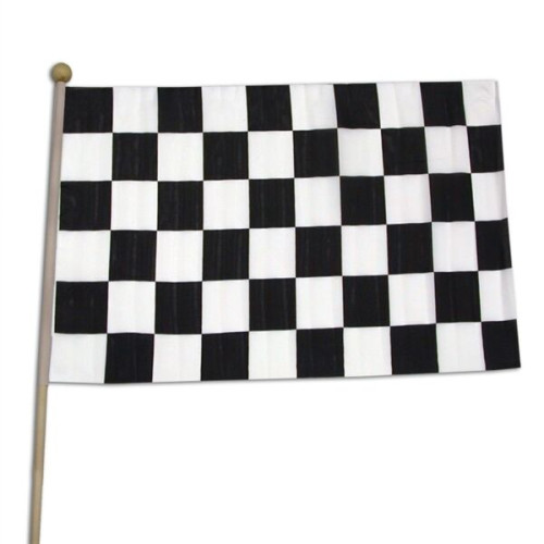 Checkered Race Flag, 12" x 18"