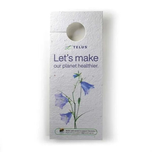 Seed Paper Door Hanger