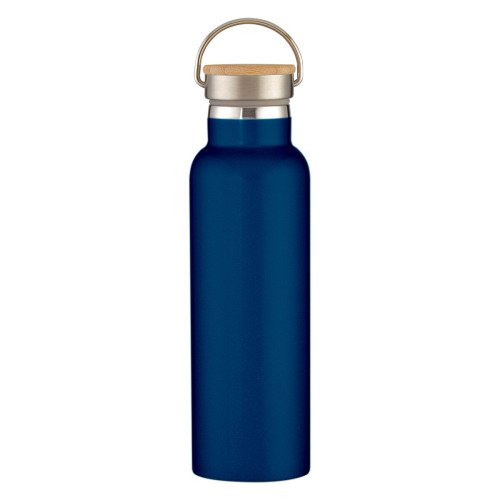 21 Oz. Full Laser Tipton Stainless Steel Bottle With Bamboo Lid