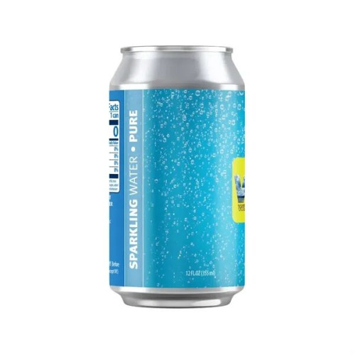 12 oz. Sparkling Canned Water, Full Color Digital