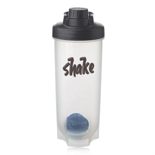 24 oz. Plastic Shaker Bottle with Mixer