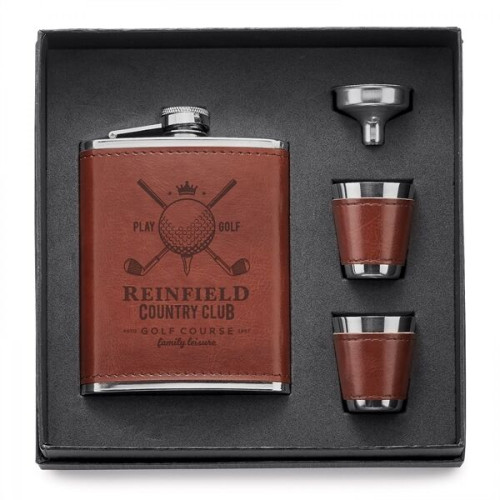 FABRIZIO   4 - PIECE FLASK SET