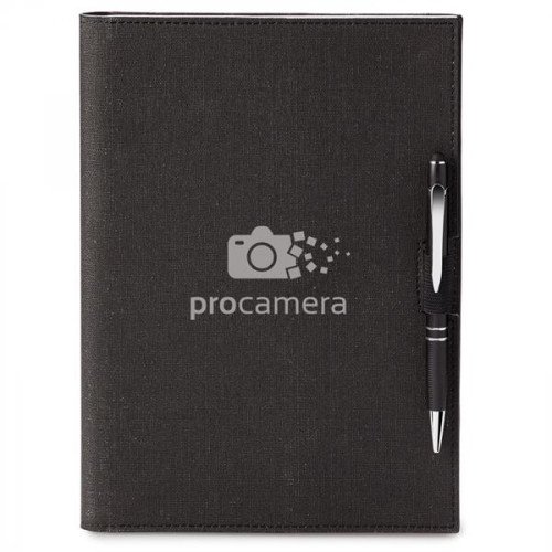 LINEN   REFILLABLE HARD COVER JOURNAL COMBO