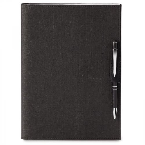 LINEN   REFILLABLE HARD COVER JOURNAL COMBO