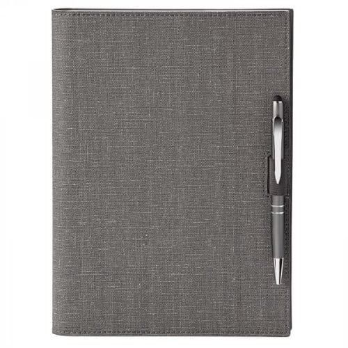 LINEN   REFILLABLE HARD COVER JOURNAL COMBO