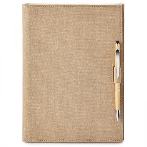 LINEN   REFILLABLE HARD COVER JOURNAL COMBO