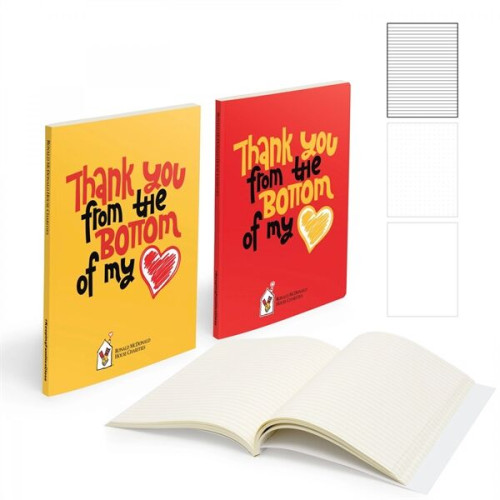 MEDIO PERFECT BOUND NOTEBOOK 5 X 7 WITH 150 PAGES