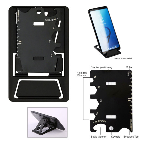 6-In-1 Multi Tool With Adjustable Phone Stand