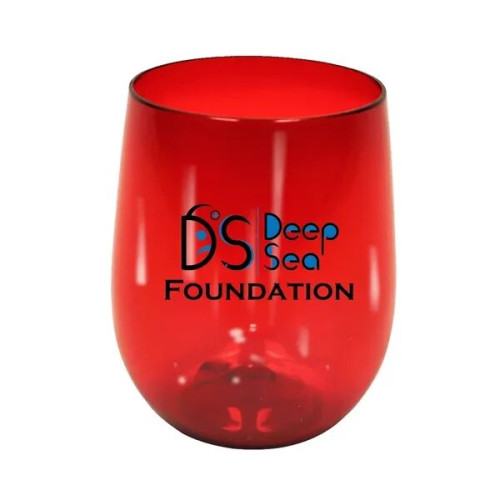 RECYCLED PET - 12 oz. Stemless Wine Glass, Full Color Digita