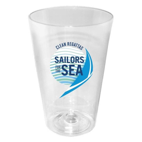 RECYCLED PET - 16 oz. Pint Glass, Full Color Digital
