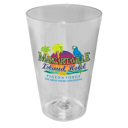 RECYCLED PET - 16 oz. Pint Glass, Full Color Digital