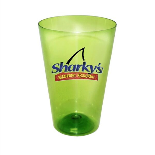 RECYCLED PET - 16 oz. Pint Glass, Full Color Digital