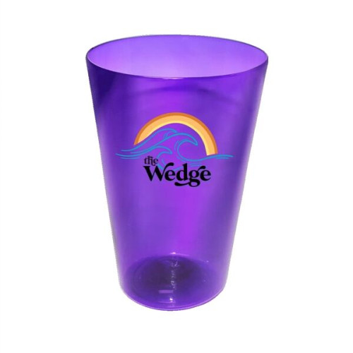 RECYCLED PET - 16 oz. Pint Glass, Full Color Digital