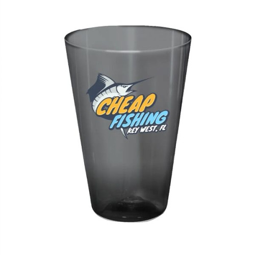 RECYCLED PET - 16 oz. Pint Glass, Full Color Digital