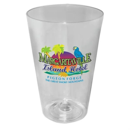 RECYCLED PET - 16 oz. Pint Glass, Full Color Digital