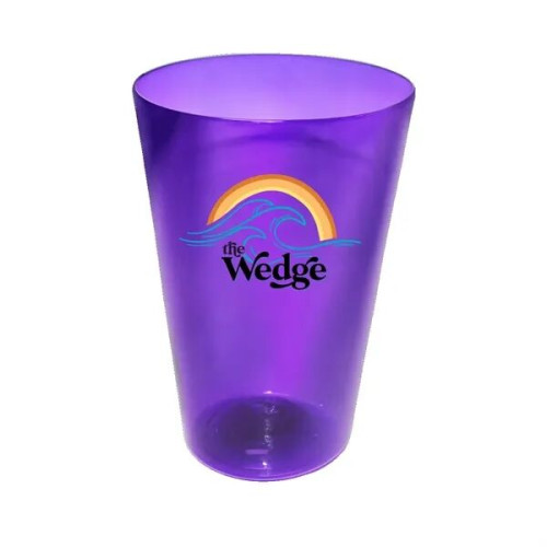 RECYCLED PET - 16 oz. Pint Glass, Full Color Digital