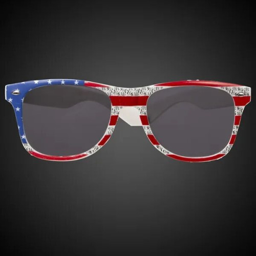 American Flag Glasses