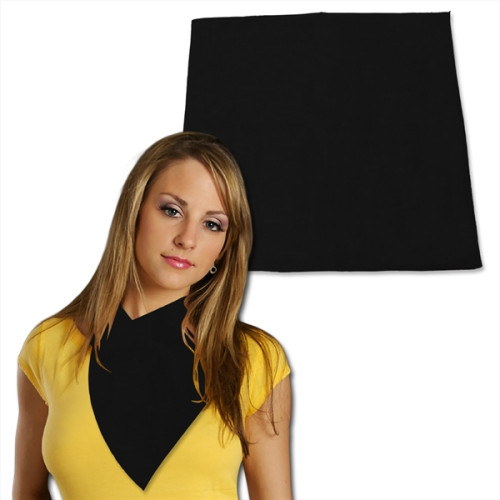 Navy Blue 22" x 22" Cotton Paisley Bandanas