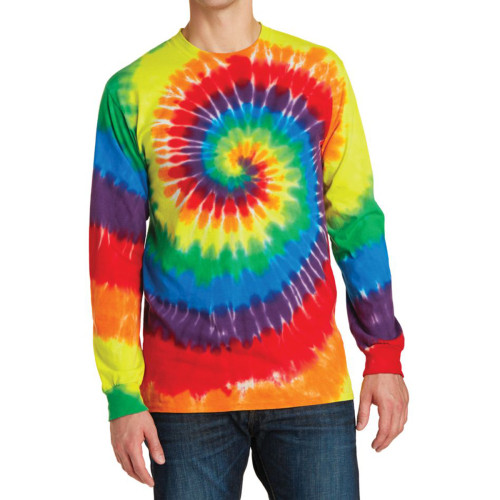Port & Company® Tie-Dye Long Sleeve Tee