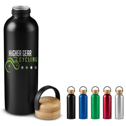 23.6oz Refresh Aluminum Bottle With Bamboo Lid