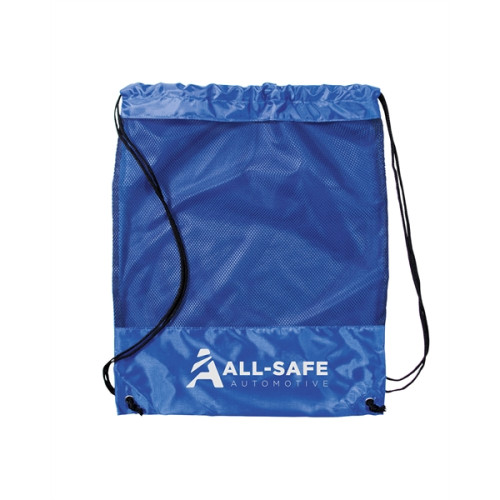 Mesh Panel Drawstring Backpack
